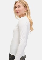 Cartoon Langarm-Shirt mit Kragen