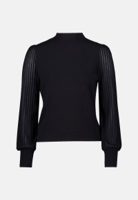 zero Strickpullover mit transparenten Ärmeln | Betty Barclay