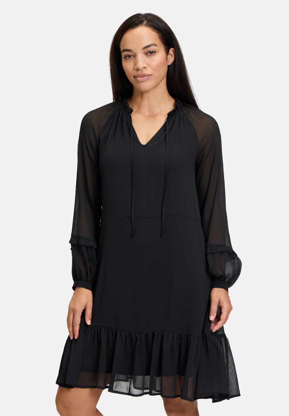 Cartoon Chiffonkleid mit Stufen