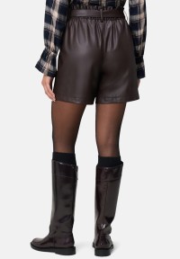 zero Shorts Lederoptik mit Bindegürtel | Betty Barclay