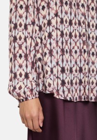 Cartoon Blusenshirt mit Muster