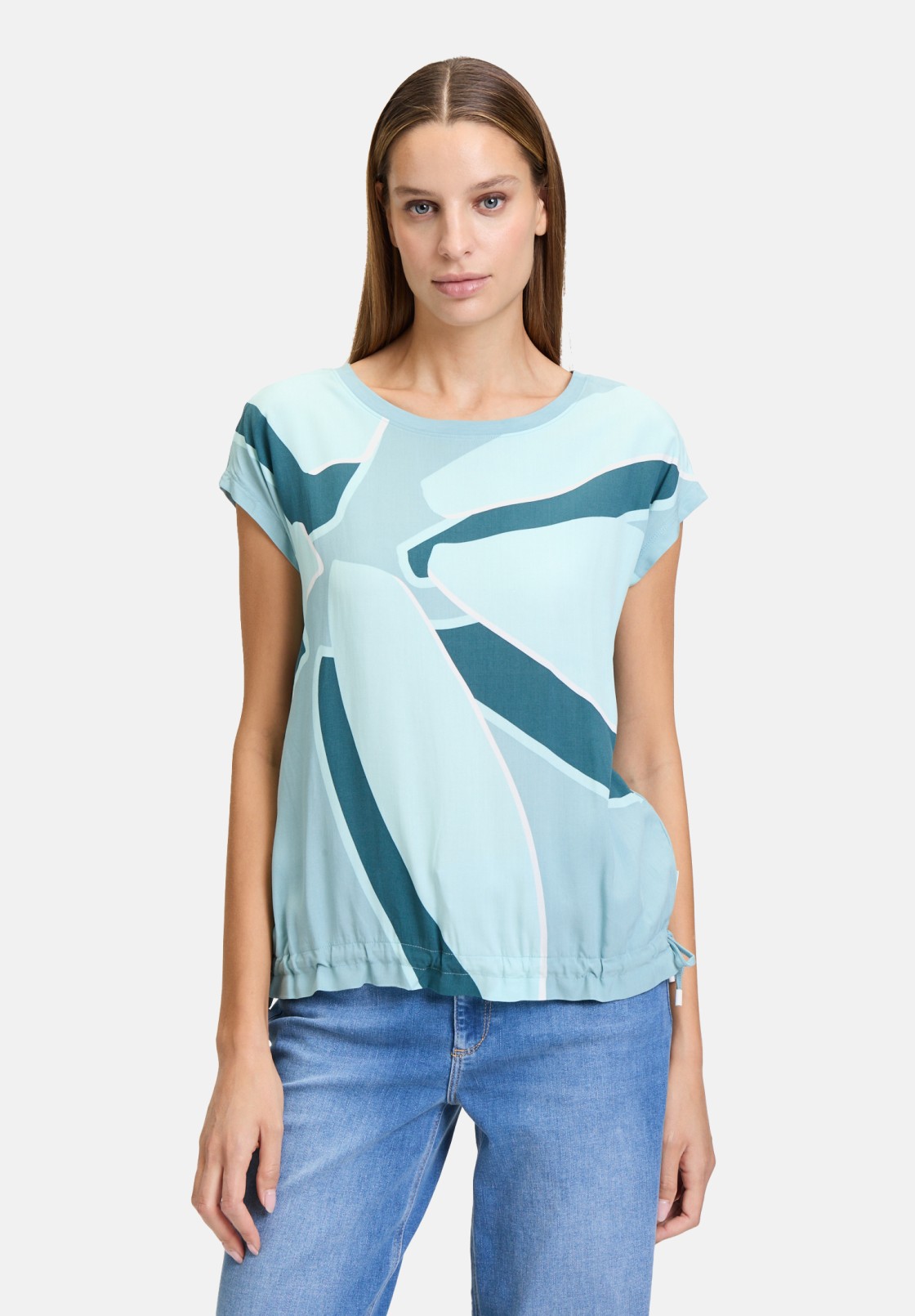 BETTY & CO Patchwork-Shirt mit Print