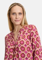 Cartoon Blusenshirt mit Muster