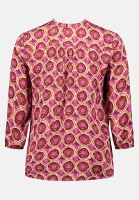 Cartoon Blusenshirt mit Muster