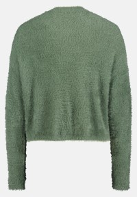 Cartoon Strick-Cardigan mit Knopfleiste