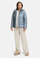 Cartoon Steppjacke mit abnehmbarer Kapuze