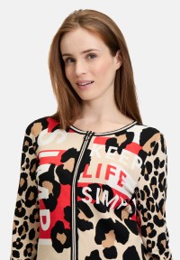 Betty Barclay Feinstrickjacke mit Print