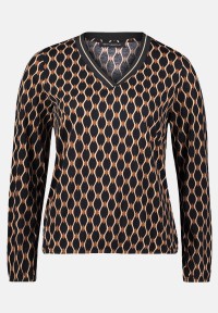 Betty Barclay Blusenshirt mit V-Ausschnitt