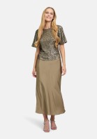 Vera Mont Pailletten-Bluse mit Flügelärmeln