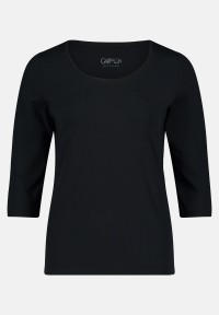 Cartoon Basic Shirt mit Rundhalsausschnitt