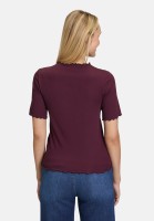Cartoon Halbarm-Shirt mit Kragen