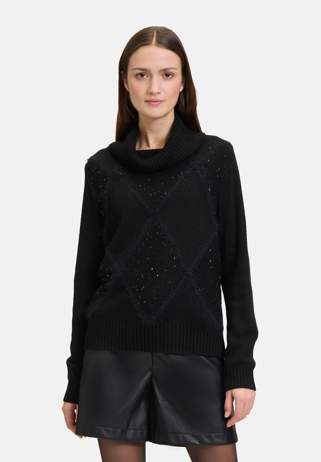 BETTY & CO Strickpullover mit Kragen