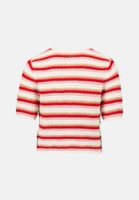zero Strickjacke mit Knopfleiste gestreift | Betty Barclay