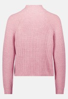 BETTY & CO Grobstrick-Pullover mit hohem Kragen