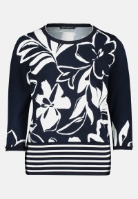 Betty Barclay Feinstrickpullover mit Blumenprint