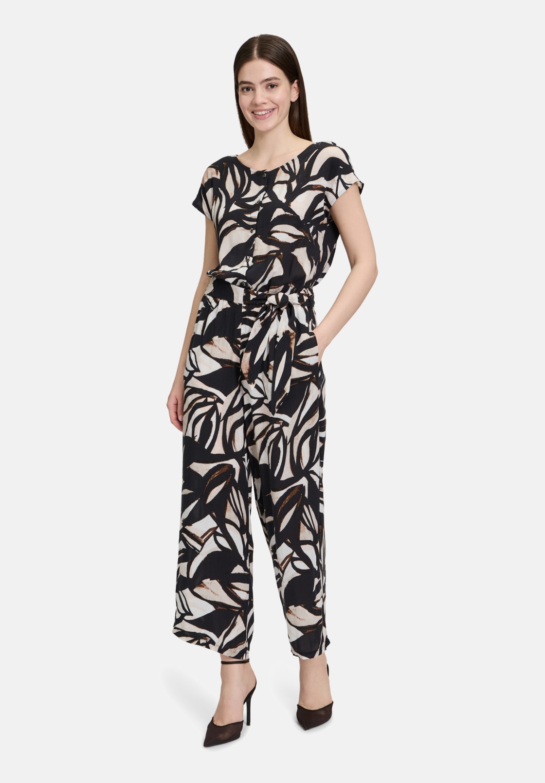 BETTY & CO Jumpsuit mit U-Boot-Ausschnitt