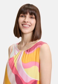 Betty Barclay Rundhals-Shirt mit Raffung