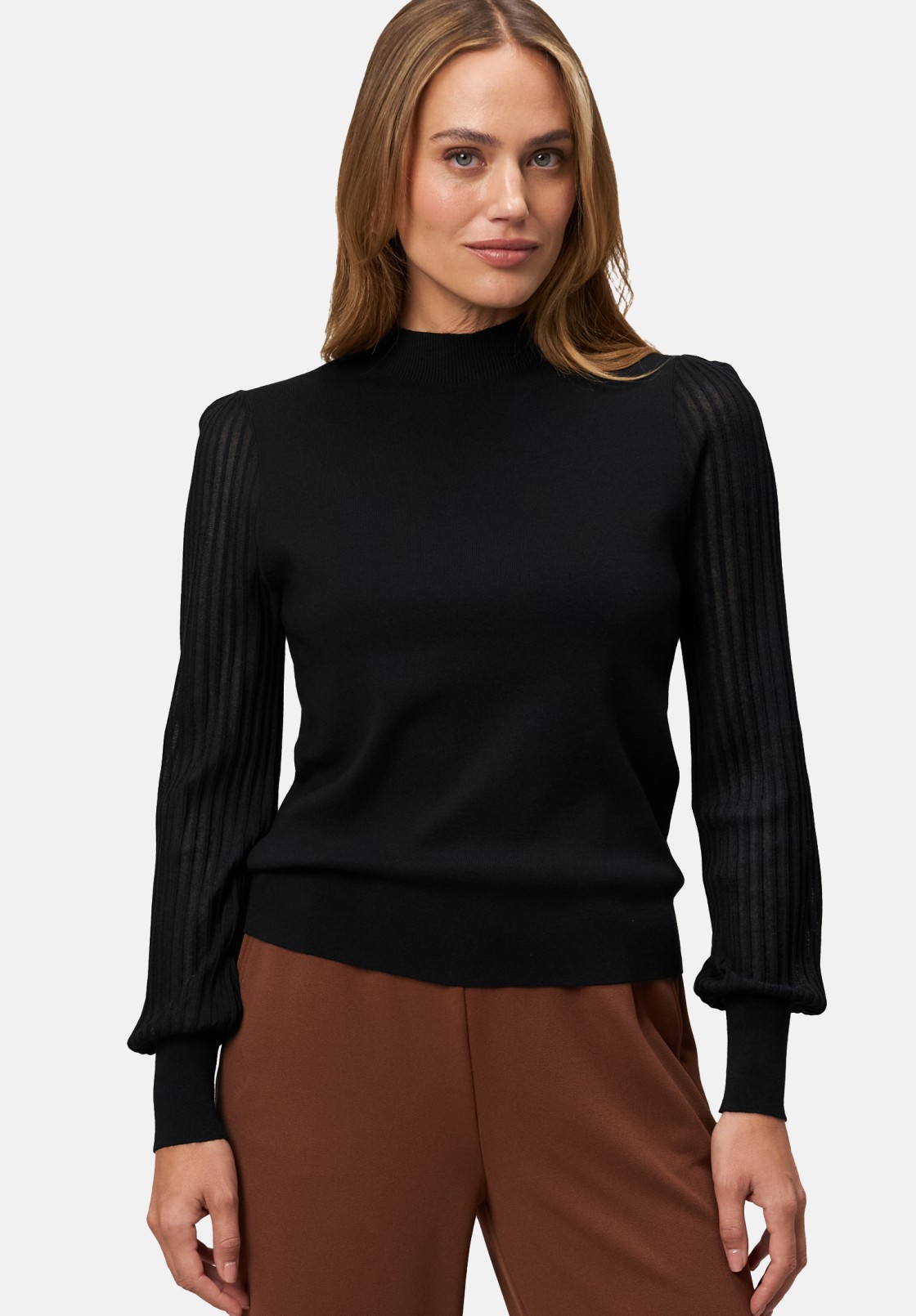 zero Strickpullover mit transparenten Ärmeln | Betty Barclay