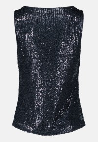 Vera Mont Pailletten-Top ohne Arm