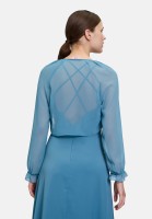 Vera Mont Bolero-Jacke mit gekräuseltem Ausschnitt