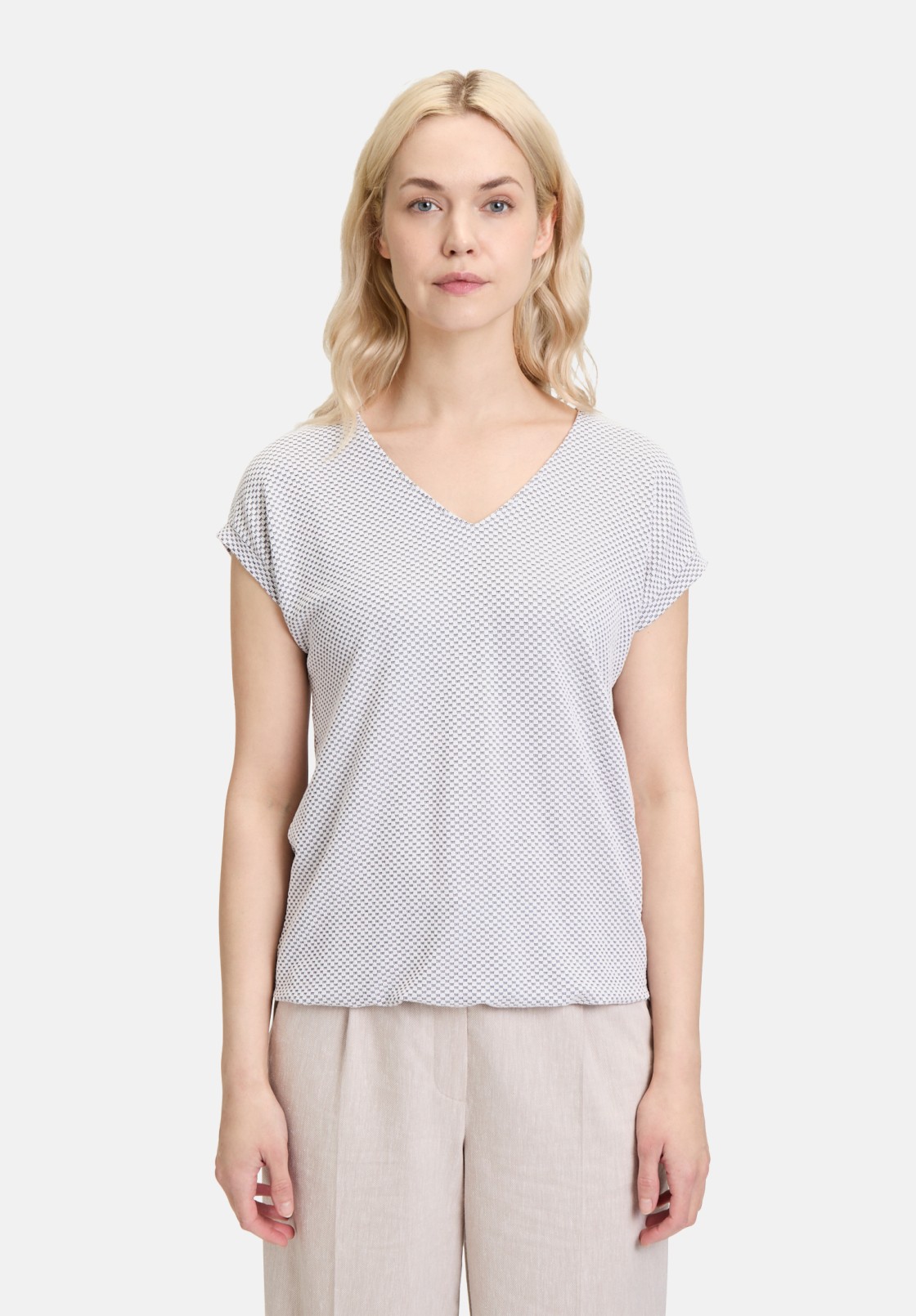 BETTY & CO Strukturshirt mit Gummizug