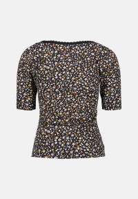 zero Blumenshirt mit Wellensaum | Betty Barclay