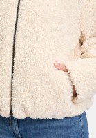 Amber & June Plüschjacke mit abnehmbarem Westenteil