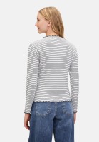 Cartoon Langarm-Shirt mit Kragen