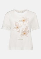 Cartoon Baumwollshirt mit Rundhalsausschnitt