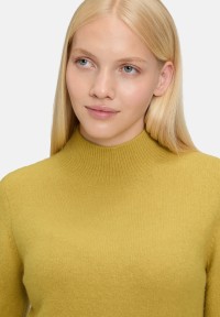 Cartoon Strickkleid mit Stehkragen