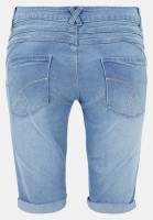 Cartoon Jeans-Shorts mit Stickerei