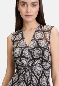 Cartoon Midikleid ohne Arm
