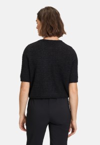 Vera Mont Strick-Cardigan mit Rundhalsausschnitt