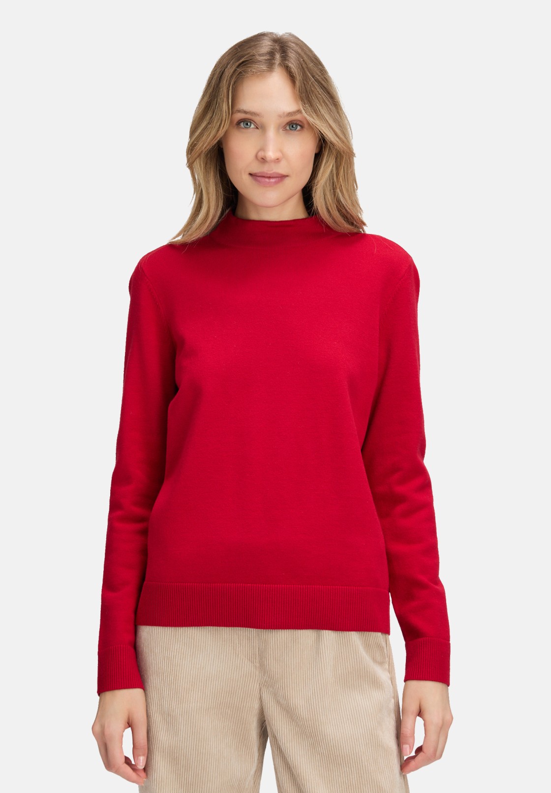 Betty Barclay Basic-Strickpullover mit Stehkragen