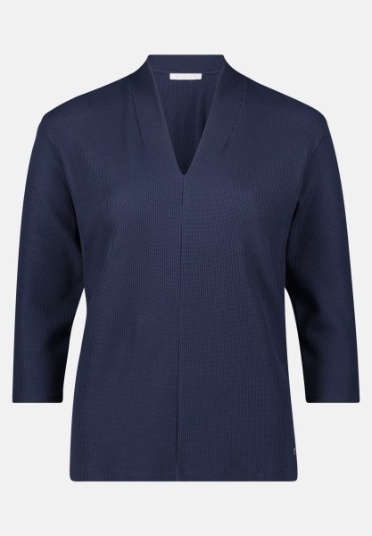 BETTY & CO Casual-Shirt mit V-Ausschnitt