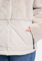 Amber & June Plüschjacke mit Kapuze