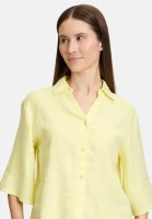 Cartoon Leinenbluse mit Kragen