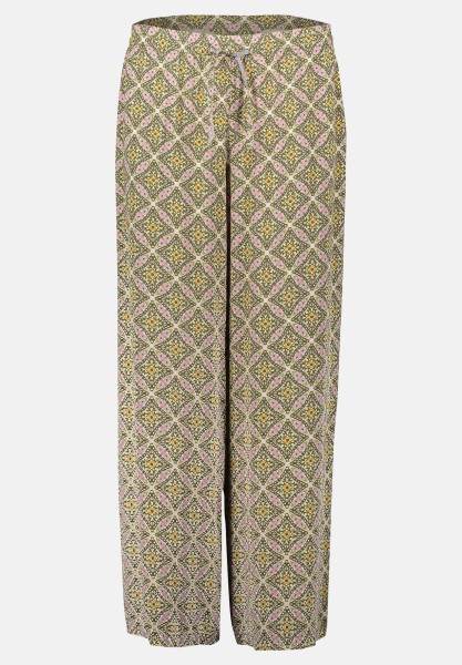 Cartoon Palazzo-Hose mit Gummizug