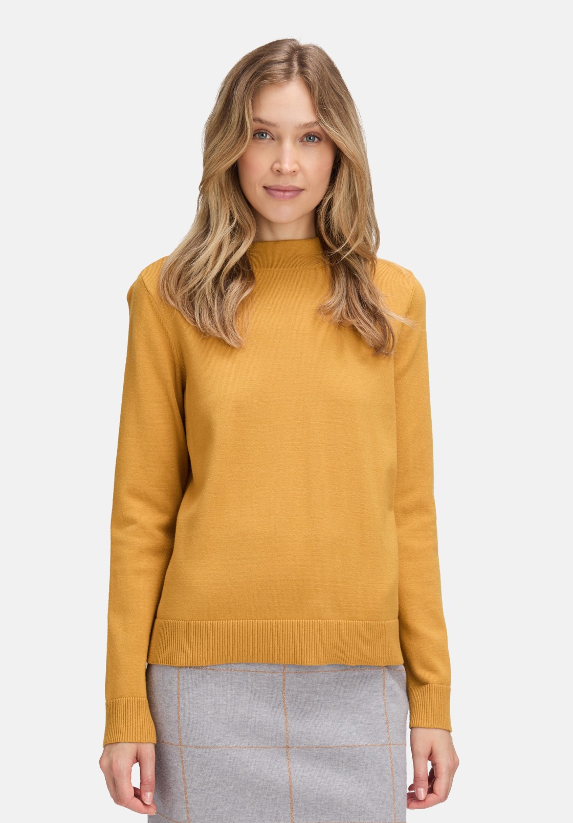 Betty Barclay Basic-Strickpullover mit Stehkragen