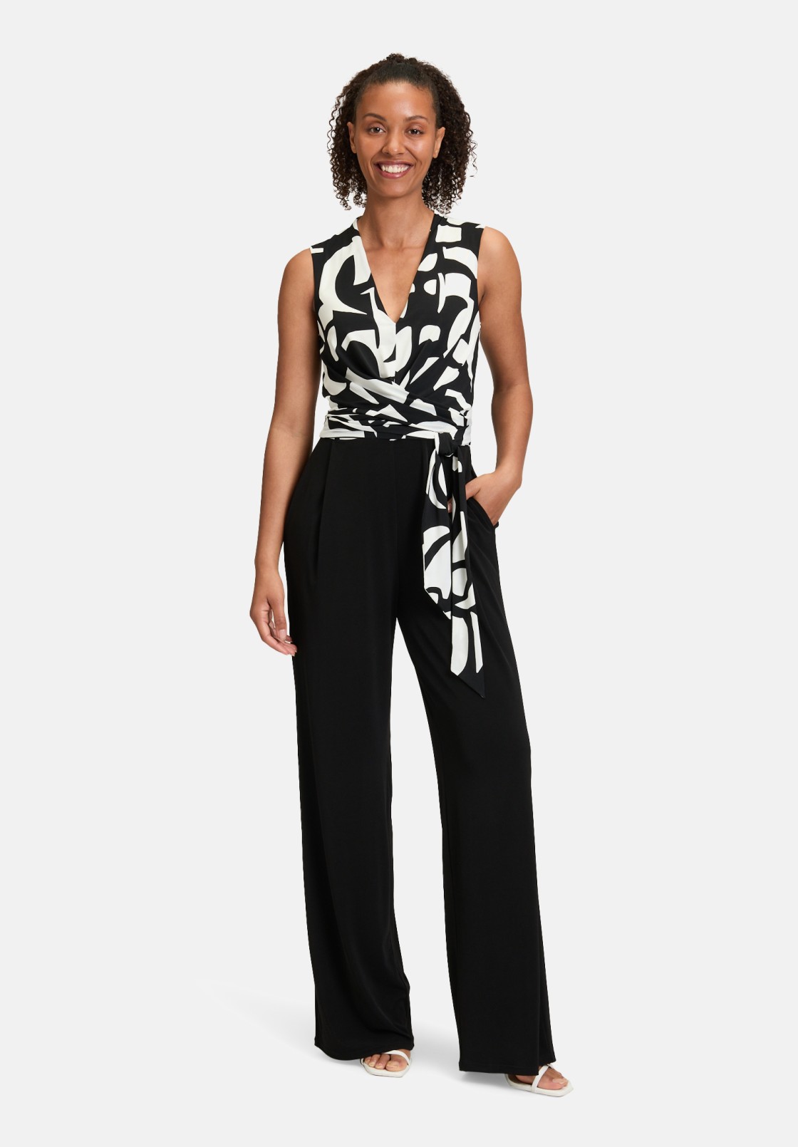 Vera Mont Jumpsuit mit Bindegürtel