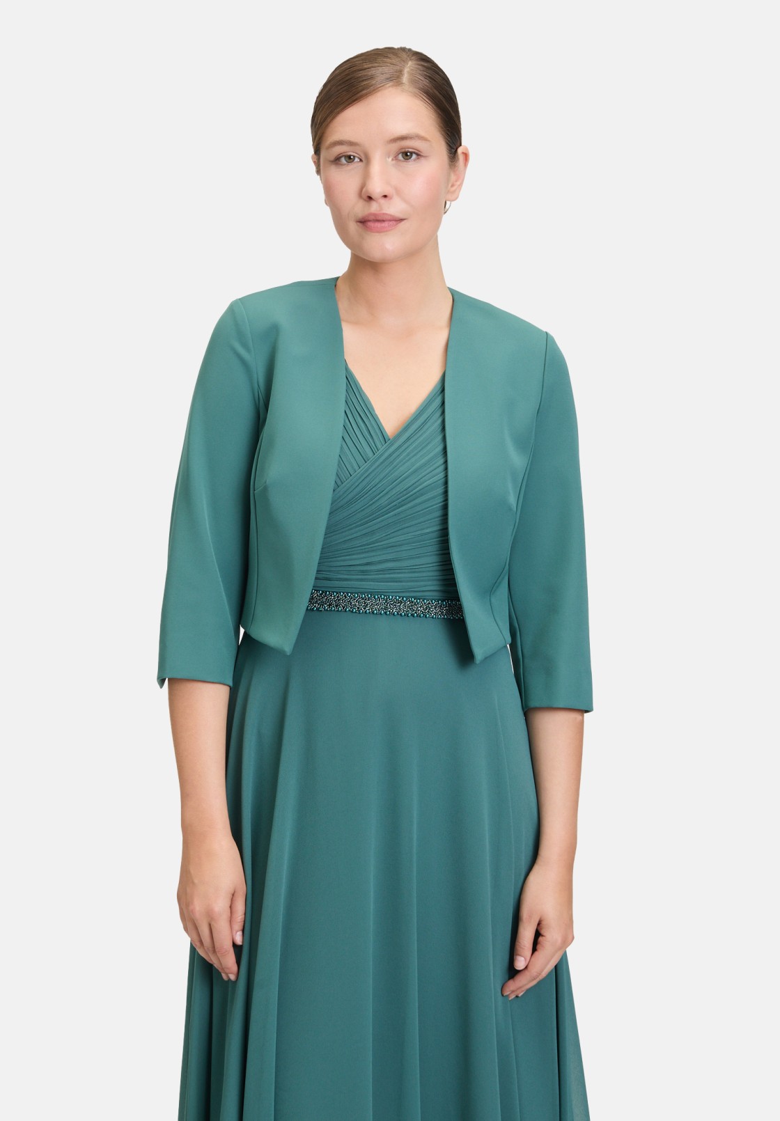 Vera Mont Bolero-Jacke mit Kellerfalten