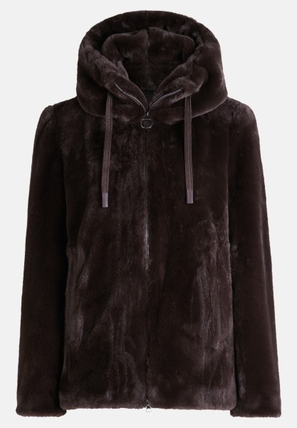Betty Barclay Plüschjacke mit Kapuze