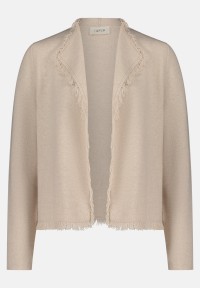 Cartoon Strick-Cardigan mit Fransen