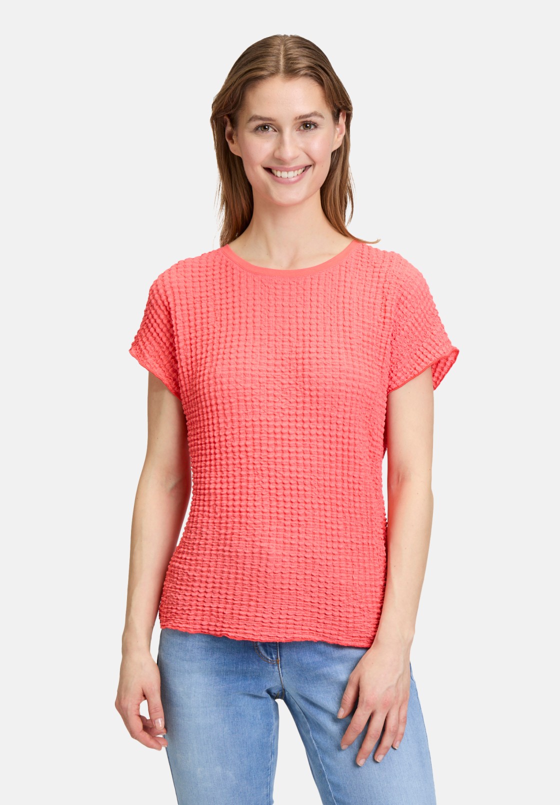 Betty Barclay Strukturshirt mit U-Boot-Ausschnitt