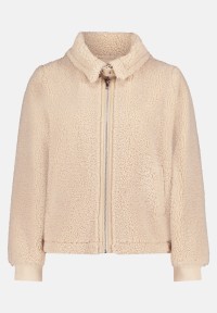 Cartoon Plüschjacke mit Eingrifftaschen
