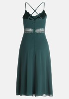 Vera Mont Cocktailkleid mit Wasserfallausschnitt