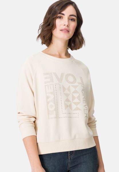 zero Sweatshirt mit Glitzerdruck | Betty Barclay