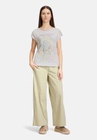 Cartoon Rundhals-Shirt mit Placement