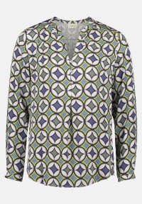 Cartoon Casual-Bluse mit Knöpfen