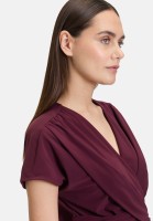 Cartoon Jerseykleid mit Raffung